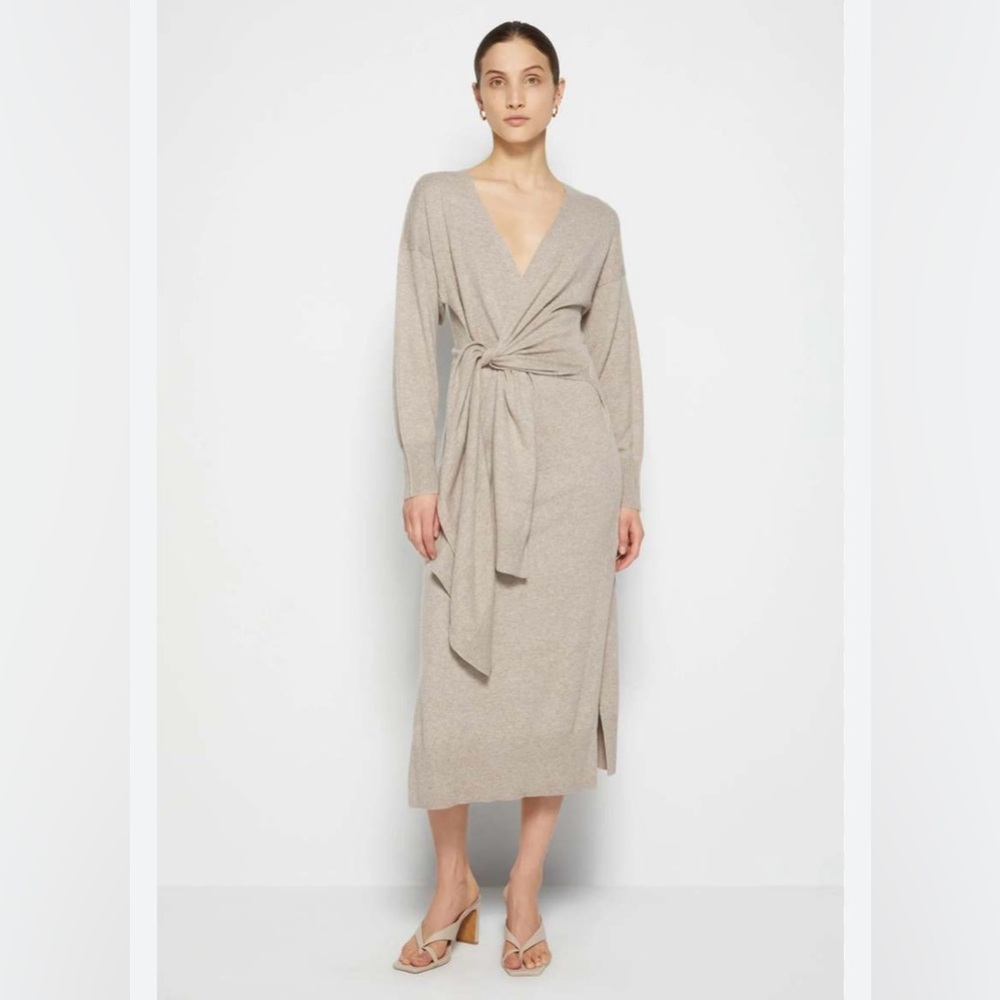 Jonathan Simkhai (NWT) • Skyla Wrap Sweater Dress